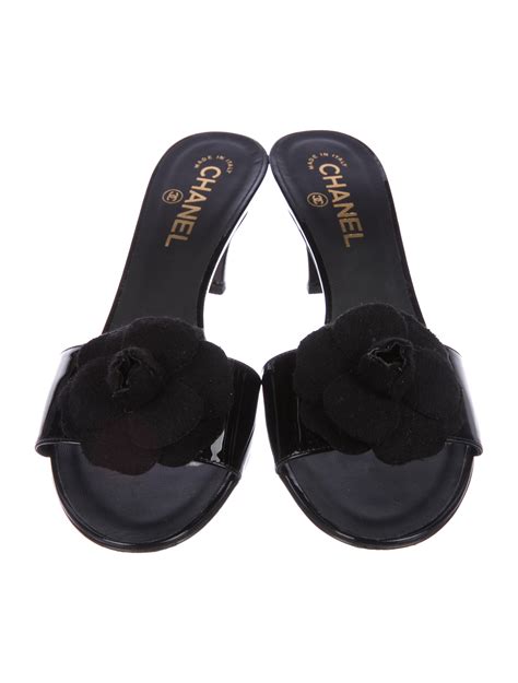 camellia slide sandals